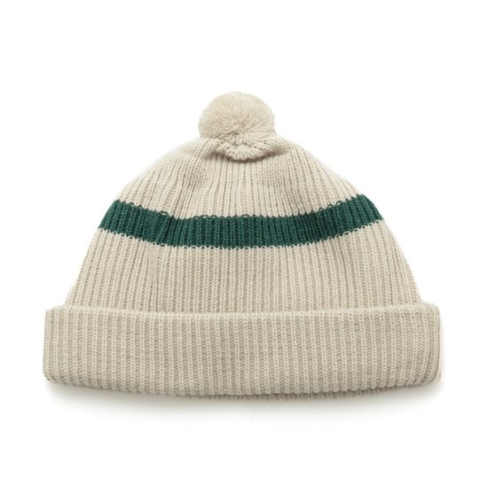 ROTOTO ȥȡSTRIPE POMPOM BEANIE ()(ݥݥդӡˡ)