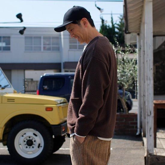 トップス Nasngwam suede cardigan Nasngwam ナスングワム｜WALL CARDIGAN (ミソ)(ポコポコとした