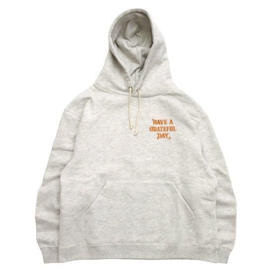 HAVE A GRATEFUL DAY パーカー グレー GOWEST（ゴーウエスト） ハブアグレイトフルデイ HAVE A GRATEFUL DAY