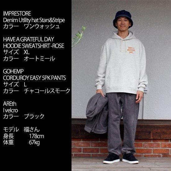 HAVE A GRATEFUL DAY ハブアグレイトフルデイ｜HOODIE SWEATSHIRT
