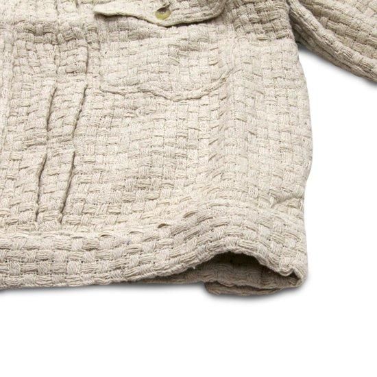ジャケット・アウター Nasngwam grid jacket Nasngwam ナスングワム｜GRID JACKET (ナチュラル)(生地感が抜群