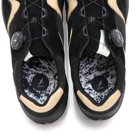 yuers ユアーズ｜TODAY (ブラック×ナチュラル)(フリーロック スニーカー)