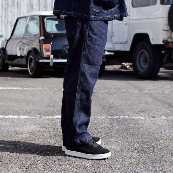 Go hemp ストレートデニム ブラック GOHEMP ゴーヘンプ｜9oz EASY STRAIGHT PANTS (ワンウォッシュ