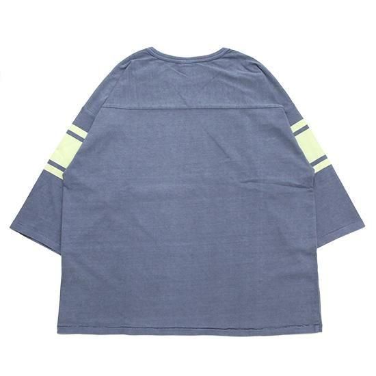HAVE A GRATEFUL DAY ハブアグレイトフルデイ｜FOOTBALL T-SHIRT (ネイビー)(プリントフットボールTシャツ)の2枚目の画像