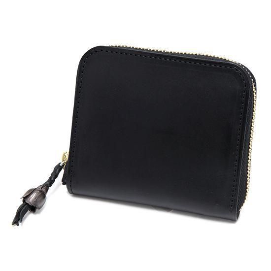 KUBIKI LEATHER ӥ쥶ROUND ZIP HALF WALLET (֥å)(饦ɥå׺)
