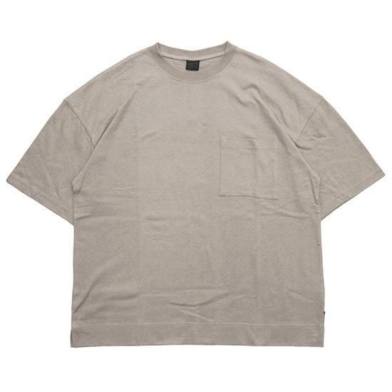 GOHEMP ゴーヘンプ｜10oz JERSEY WIDE SLIT TEE (サンドダラー)(ワイドシルエットTEE)