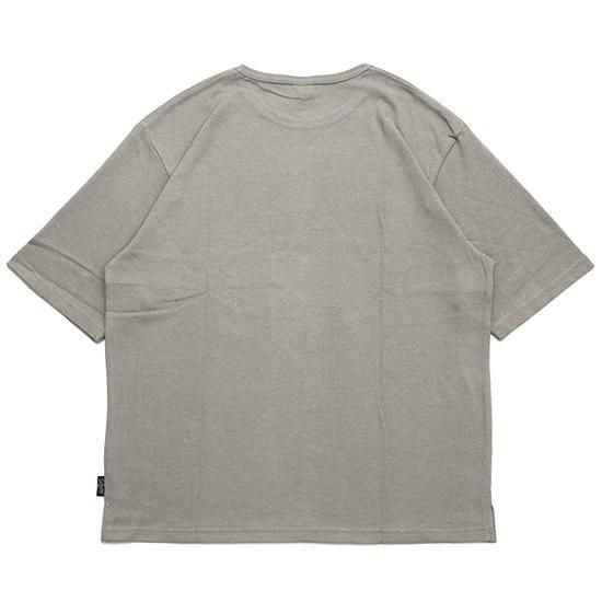 GOHEMP ゴーヘンプ｜VERTICAL LOGO H/SL WIDE FITS TEE (サンドダラー)(縦ロゴプリントの五分袖Tシャツ)の2枚目の画像