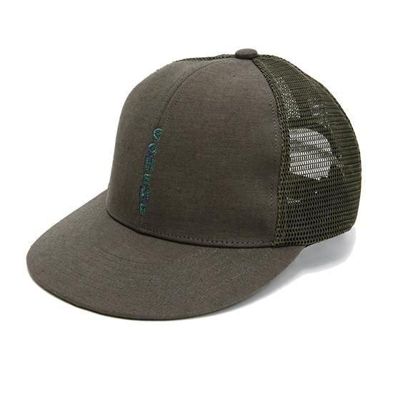 GOHEMP ゴーヘンプ｜VERTICAL LOGO MESH CAP (ブラウン)(メッシュキャップ)の商品画像1枚目