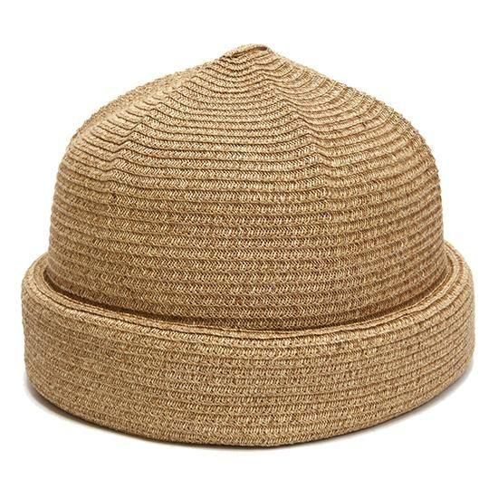 GOHEMP ゴーヘンプ｜PAPER ROLL CAP (ナチュラル)(ペーパー素材のロールブリムキャップ)の商品画像1枚目