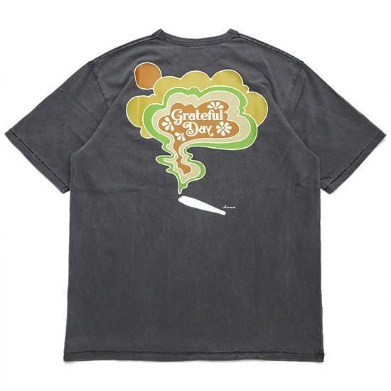 HAVE A GRATEFUL DAY ハブアグレイトフルデイ｜T-SHIRT -SMOKE (ブラック)(バックプリントTシャツ)の2枚目の画像