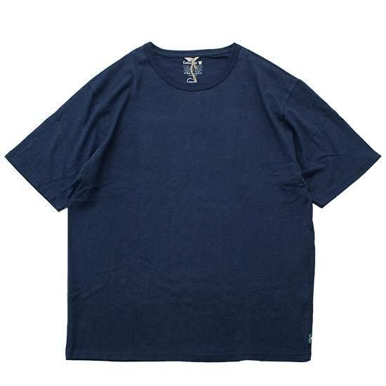 GOHEMP ゴーヘンプ｜別注 WIDE FITS TEE (マリンネイビー)(シルエットのいい無地Tシャツ)の商品画像1枚目