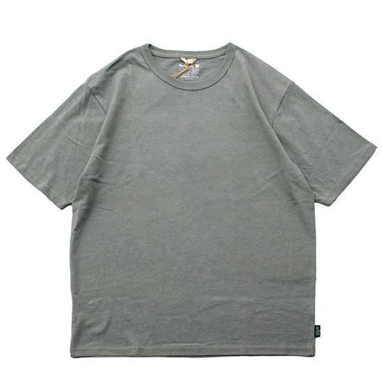 GOHEMP ゴーヘンプ｜別注 WIDE FITS TEE (フェアグリーン)(シルエットのいい無地Tシャツ)