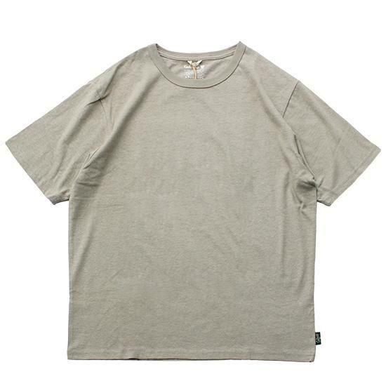 GOHEMP ゴーヘンプ｜別注 WIDE FITS TEE (サンドストーン)(シルエットのいい無地Tシャツ)