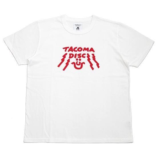 TACOMA FUJI RECORDS タコマフジレコード｜TACOMA DISC Tee (ホワイト)(プリントTシャツ)