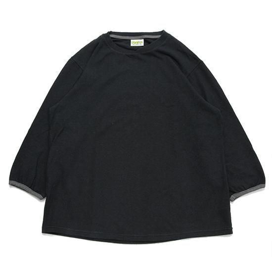 Phatee ファッティー｜HEMP TWINKLE (ブラック)(ヘンプコットンのヘビーウェイト8.5分袖Tee)