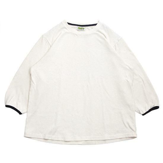 Phatee ファッティー｜HEMP TWINKLE (キナリ)(ヘンプコットンのヘビーウェイト8.5分袖Tee)