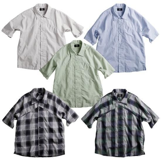 remilla レミーラ【予約商品】半袖ヒトエラグランシャツ (背中で語れる半袖シャツ)【6月下旬～7月上旬入荷予定】