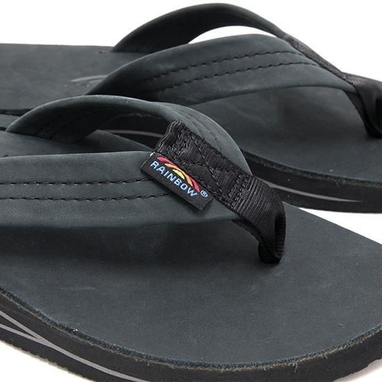 レインボーサンダル ダブルレイヤー サイズS プレミアブラック RAINBOW SANDALS レインボーサンダル
