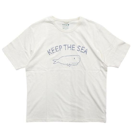 GOHEMP ゴーヘンプ｜KEEP THE SEA WIDE FITS TEE (ナチュラル)(プリントTシャツ)の商品画像1枚目