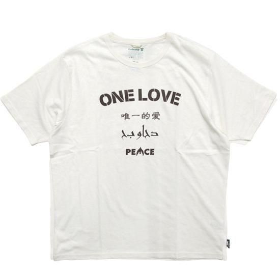 GOHEMP ゴーヘンプ｜ONE LOVE WIDE FITS TEE (ナチュラル)(プリントTシャツ)