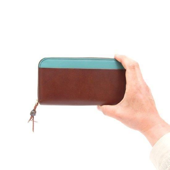 KUBIKI LEATHER クビキレザー【受注生産】ROUND ZIP LONG WALLET (ラウンドジップ ロングウォレット)の2枚目の画像