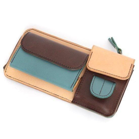 KUBIKI LEATHER クビキレザー【受注生産】GIMMICK WALLET (ギミックウォレット 合体する長財布)の2枚目の画像
