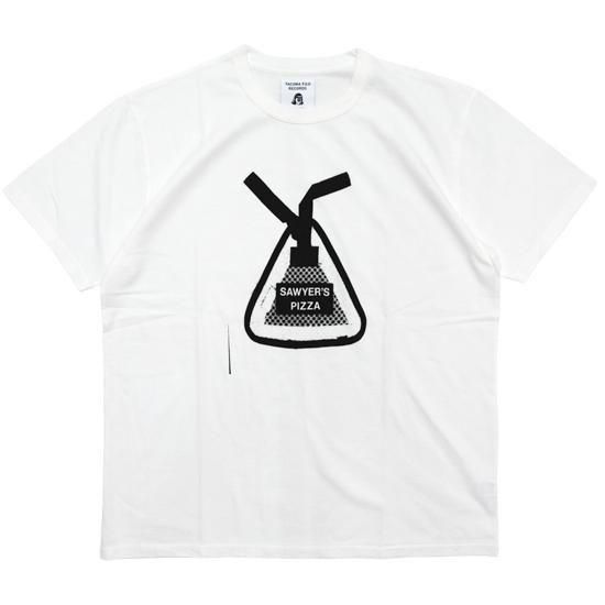TACOMA FUJI RECORDS タコマフジレコード｜SAWYER’S PIZZA Tee (ホワイト)(プリントTシャツ)