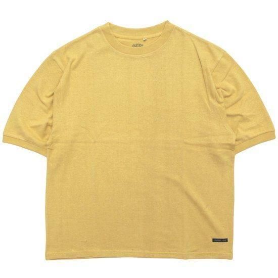 A HOPE HEMP アホープヘンプ｜S/S Trim Big Tee (オーツ)(ゆったり 長め袖Tシャツ)の商品画像1枚目