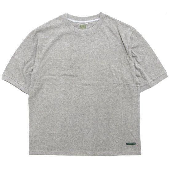 A HOPE HEMP アホープヘンプ｜S/S Trim Big Tee (アッシュドグレイ)(ゆったり 長め袖Tシャツ)