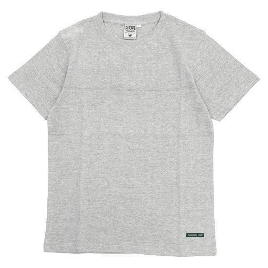 A HOPE HEMP アホープヘンプ｜Regular S/S Tee (アッシュドグレイ)(ヘンプコットン Tシャツ)
