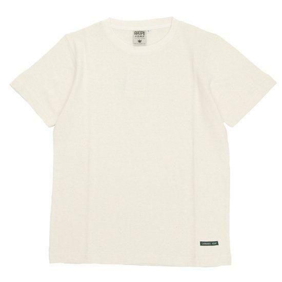 A HOPE HEMP アホープヘンプ｜Regular S/S Tee (ナチュラル)(ヘンプコットン Tシャツ)の商品画像1枚目