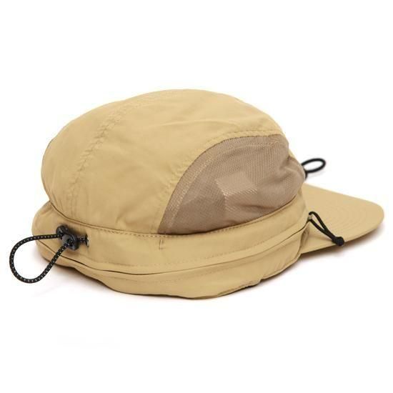 【RAIN OR SHINE レインオアシャイン】SUNSHADE CAP (カーキ)(日除け帽)の2枚目の画像