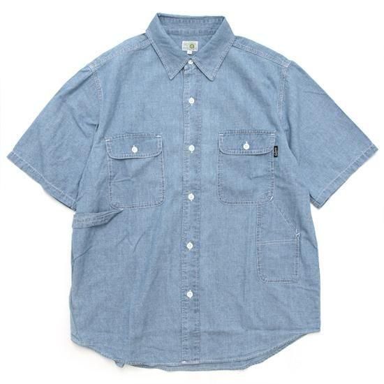 GOHEMP ゴーヘンプ｜PAINTER S/L SHIRTS (ブルー)(ワークシャツ)の商品画像1枚目