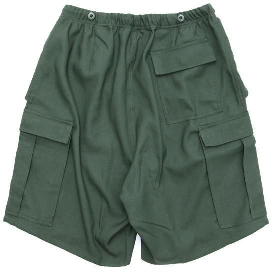 IMPRESTORE インプレストア｜Easy Trousers Shorts (グリーン)(ラフに穿けるイージーショーツ)の2枚目の画像