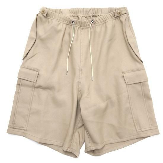 IMPRESTORE インプレストア｜Easy Trousers Shorts (ベージュ)(ラフに穿けるイージーショーツ)