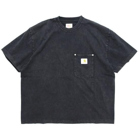 IMPRESTORE インプレストア｜Pocket Tee (フェードブラック)(ワークすぎるTシャツ)