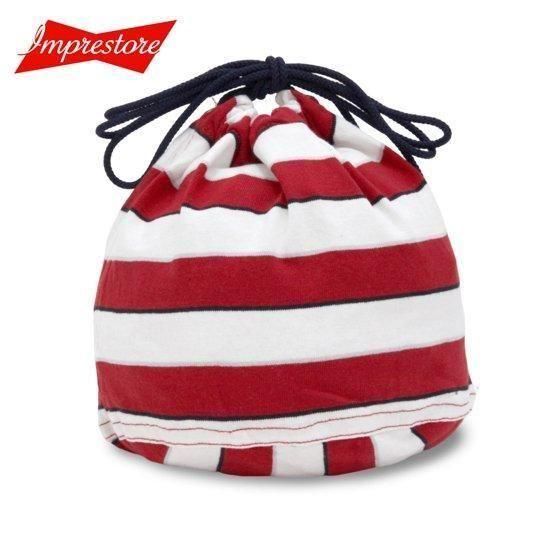 IMPRESTORE インプレストア｜BORDER EFFECTS BAG (バドワイザー)(ボーダー巾着)の2枚目の画像