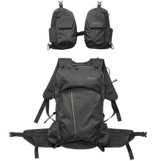 【Afterglow アフターグロー】NEW STREAM CHASER BACKPACK フルセット (ブラック)(釣り専用バックパック)