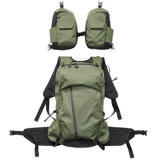 【Afterglow アフターグロー】NEW STREAM CHASER BACKPACK フルセット (オリーブ)(釣り専用バックパック)