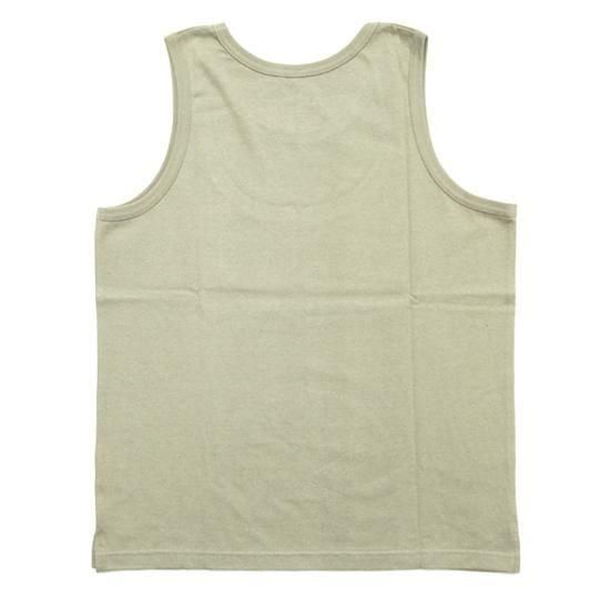 A HOPE HEMP アホープヘンプ｜Heavy Weight Tank Top (カーキベージュ)(少し厚手のタンクトップ)の2枚目の画像