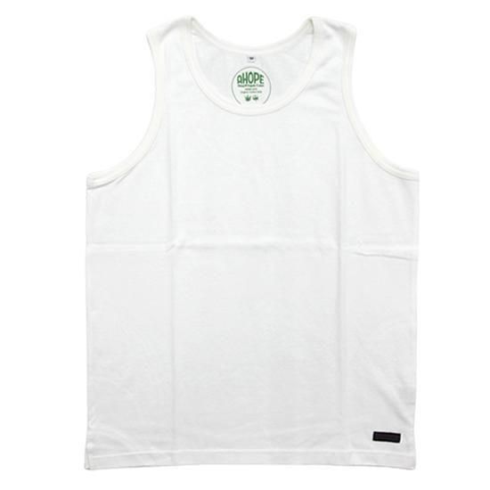 A HOPE HEMP アホープヘンプ｜Heavy Weight Tank Top (生成り(キナリ))(少し厚手のタンクトップ)