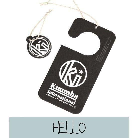 KUUMBA クンバ｜PAPER FRESHENER (HELLO ハロー)(ペーパー カータグ)の商品画像1枚目