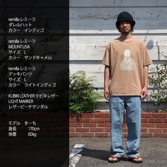 remilla 2025春夏物 MOUNT LISA ナチュラル プリントTシャツ