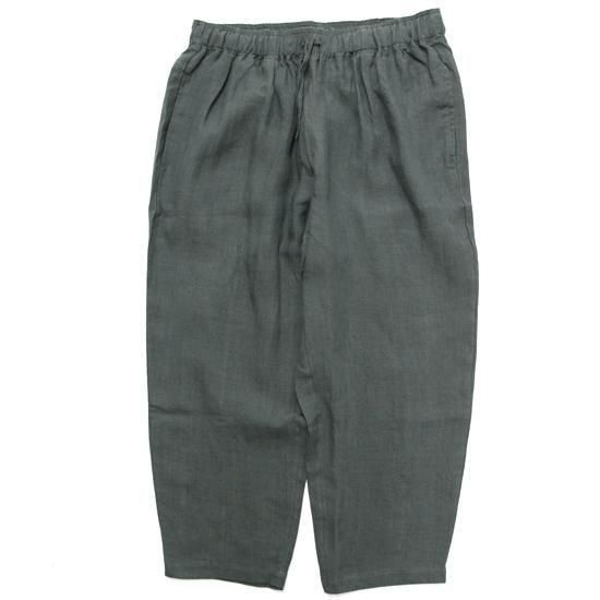 GOHEMP ゴーヘンプ｜GREEN HILL PANTS (シャドーグレイ)(ヘンプ100%のイージーパンツ)