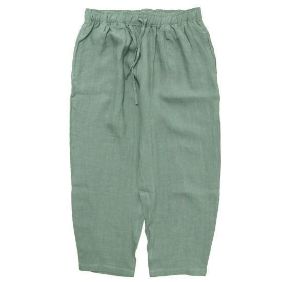 GOHEMP ゴーヘンプ｜GREEN HILL PANTS (パイングリーン)(ヘンプ100%のイージーパンツ)