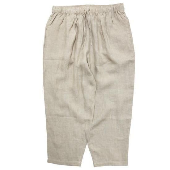 GOHEMP ゴーヘンプ｜GREEN HILL PANTS (ブリーチサンド)(ヘンプ100%のイージーパンツ)