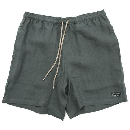GOHEMP ゴーヘンプ｜100% HEMP JAM SHORTS (シャドーグレイ)(ヘンプ100%のショートパンツ)
