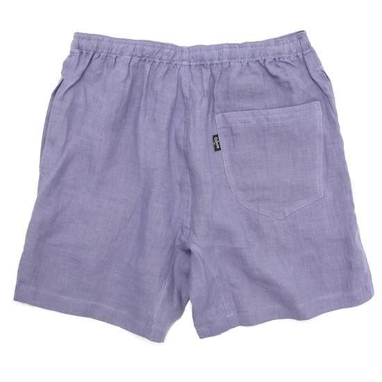 GOHEMP ゴーヘンプ｜100% HEMP JAM SHORTS (ブルーベリーブルー)(ヘンプ100%のショートパンツ)の2枚目の画像