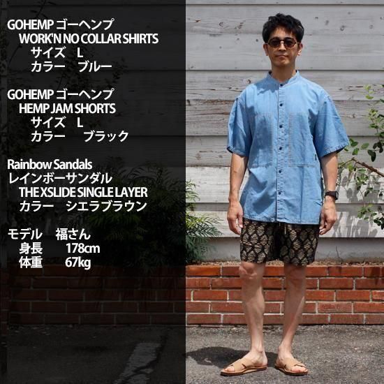 GO HEMP/HEMP JAM SHORTSサイズL GOHEMP ゴーヘンプ GO HEMP gohemp ショートパンツ ボトムス