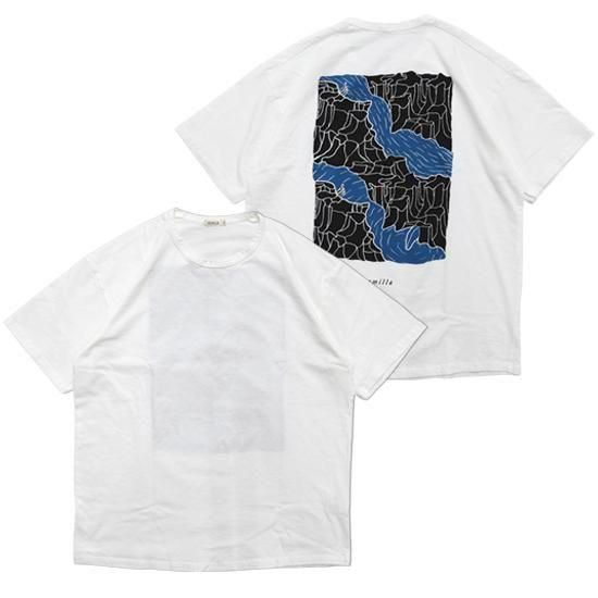 remilla レミーラ｜合流 (ホワイト)(プリントＴシャツ)